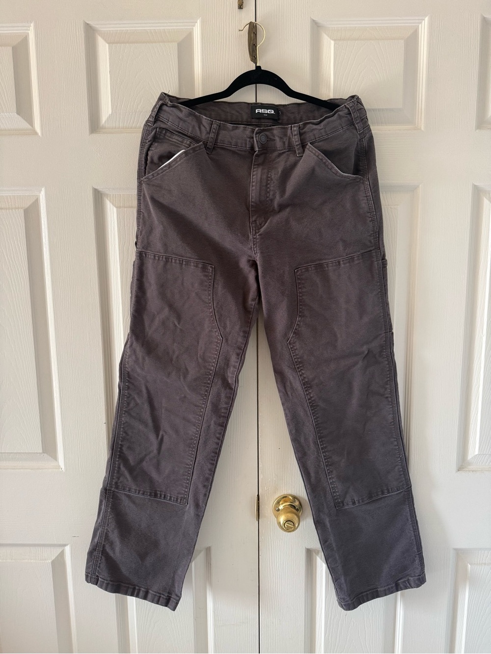RSQ Men’s Gray Cargo Work Pants